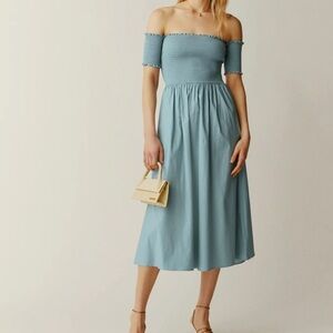 Reformation Westley off shoulder Dress Sz XS NWT‎ $ 248